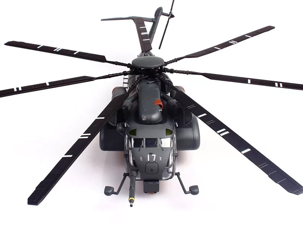 Sikorsky MH-53E Sea Dragon Helikopter "United States Navy Blackhawks Tail Number 17" Dunkelgrau 1/72 Diecast Modell von Panzerkampf