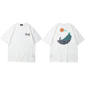 Great Wave T Shirts Hip Hop Mens Streetwear Harajuku Japanse Wave Tshirt Summer Short Sleeve T-Shirt Cotton Tops Tees Black-5
