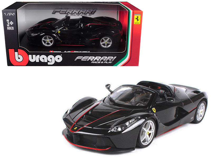Ferrari LaFerrari F70 Aperta Schwarz 1:24 Modellauto von Bburago