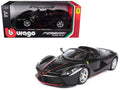 Ferrari LaFerrari F70 Aperta Schwarz 1:24 Modellauto von Bburago