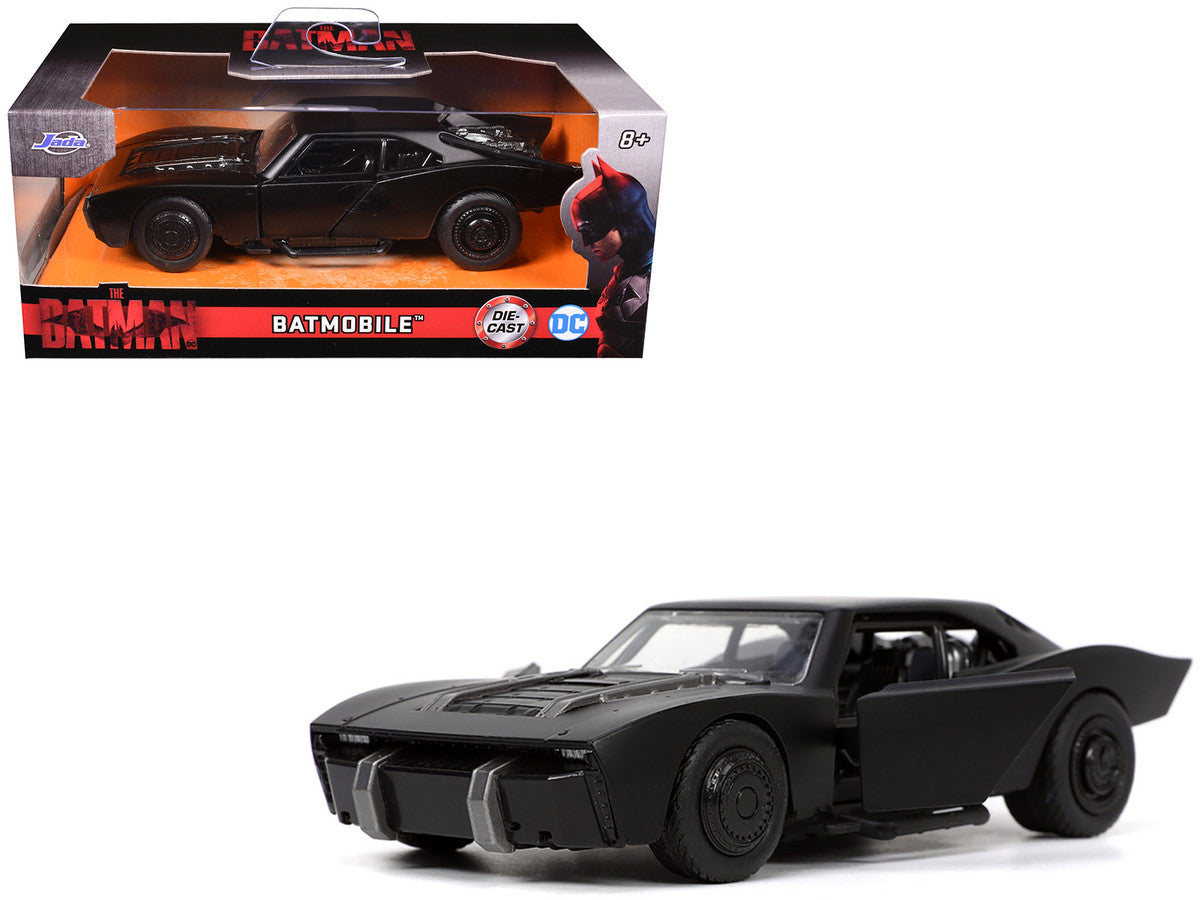 Batmobile Schwarz "The Batman" (2022) Film "Hollywood Rides" Serie 1/32 Diecast Modellauto von Jada