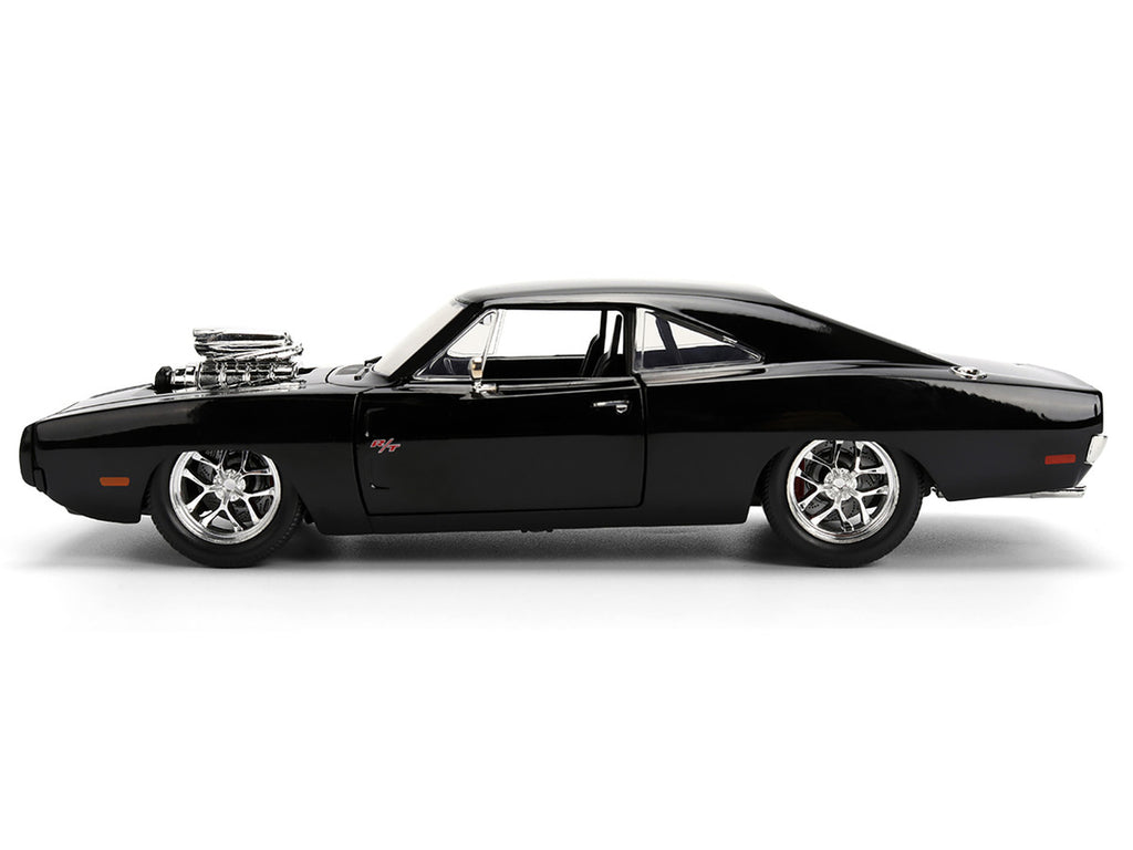 1970 Dodge Charger R/T Black "Furious 7" (2015) Film "Fast & Furious" Serie 1/24 Diecast Modellauto von Jada