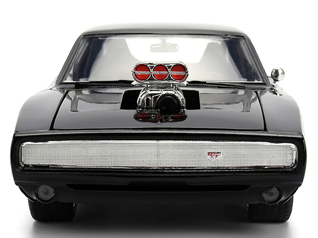 1970 Dodge Charger R/T Black "Furious 7" (2015) Film "Fast & Furious" Serie 1/24 Diecast Modellauto von Jada
