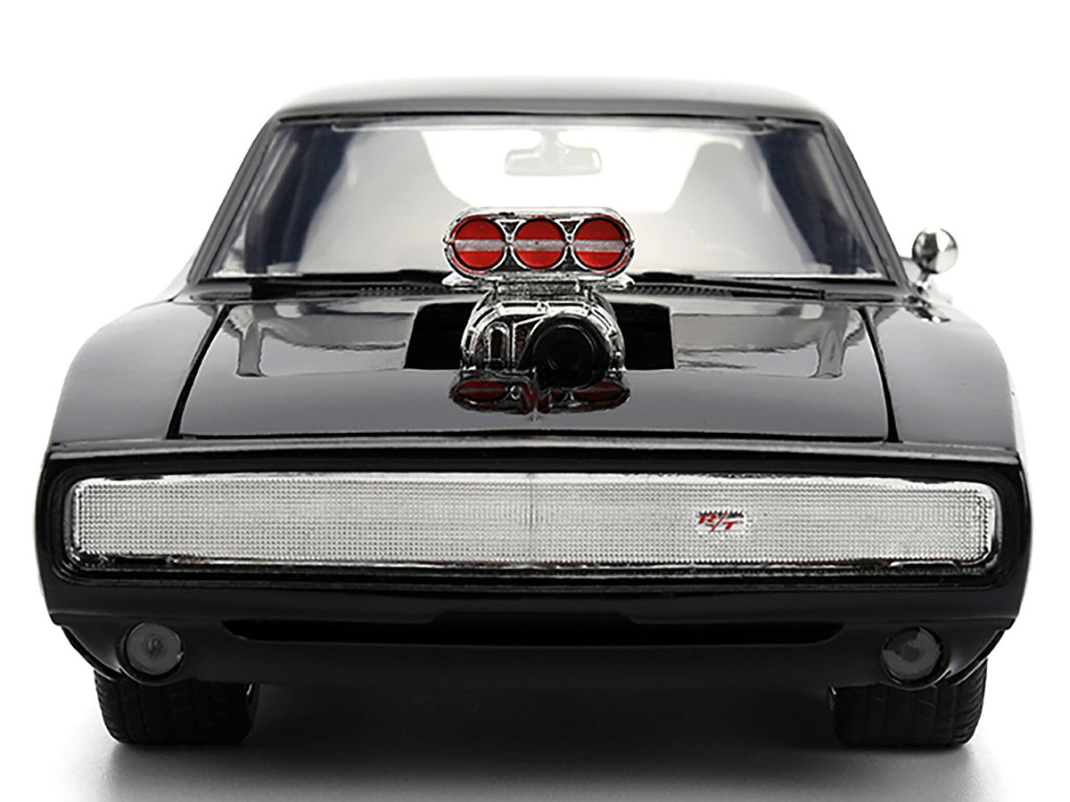 1970 Dodge Charger R/T Black "Furious 7" (2015) Film "Fast & Furious" Serie 1/24 Diecast Modellauto von Jada