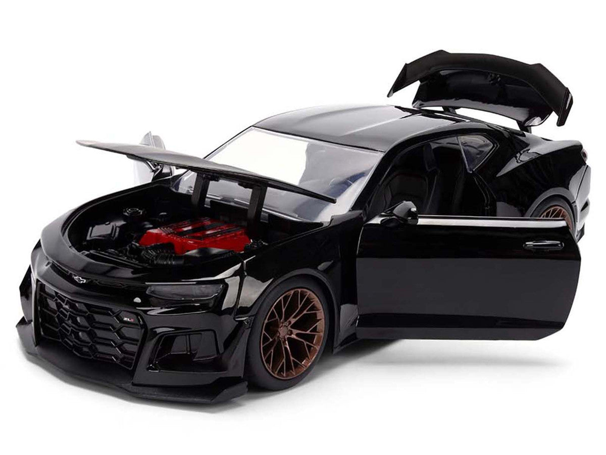 2024 Chevrolet Camaro ZL1 1LE Schwarz "Fast X" (2023) Film "Fast & Furious 25. Jubiläum" Serie 1/24 Diecast Modellauto von Jada