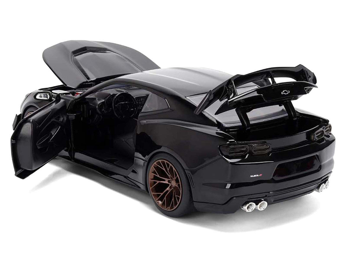 2024 Chevrolet Camaro ZL1 1LE Schwarz "Fast X" (2023) Film "Fast & Furious 25. Jubiläum" Serie 1/24 Diecast Modellauto von Jada