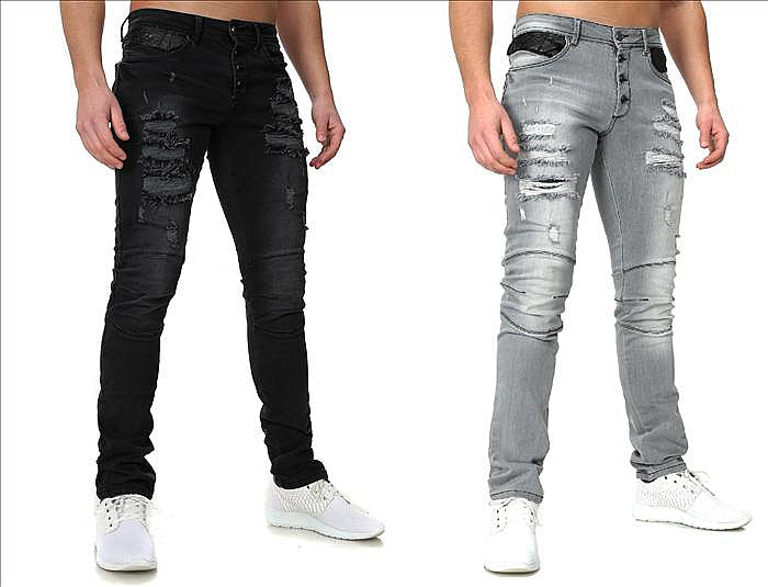CRSM DESTROYED JEANS FÜR HERREN – 16001-2