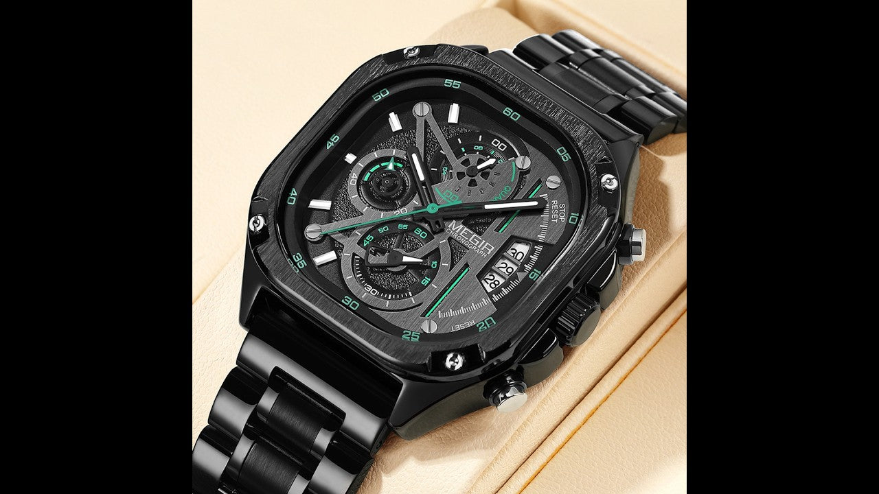 MEGIR Sports Military Watches for Men Luxury Business Casual Wristwatches Waterproof Date Clock Chronograph Reloj Hombre 2217-20