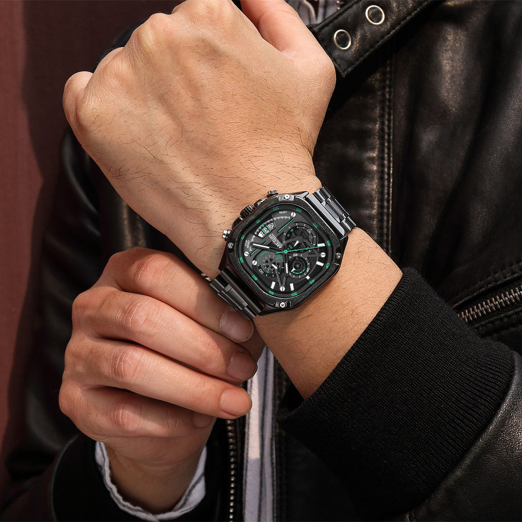 MEGIR Sports Military Watches for Men Luxury Business Casual Wristwatches Waterproof Date Clock Chronograph Reloj Hombre 2217-1