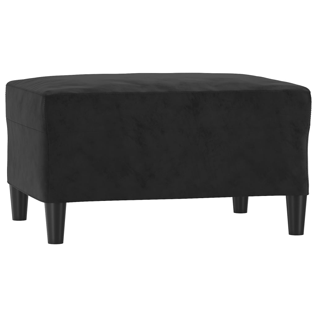 NNEVL Footstool Black 70x55x41 cm Velvet
