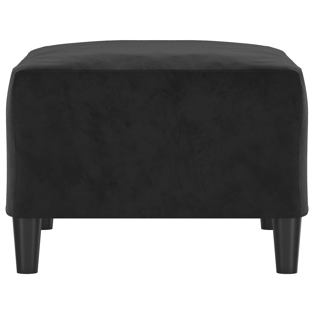 NNEVL Footstool Black 70x55x41 cm Velvet