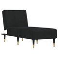 NNEVL Chaise Longue Black Velvet