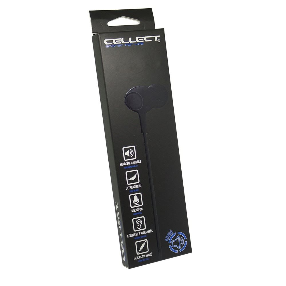Cellect headset fekete (CEL-HEADSET2-BK)