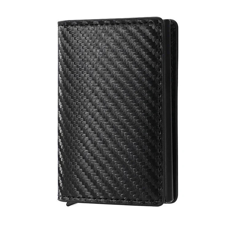 Carbon Fiber Rfid Slim Wallet For Men