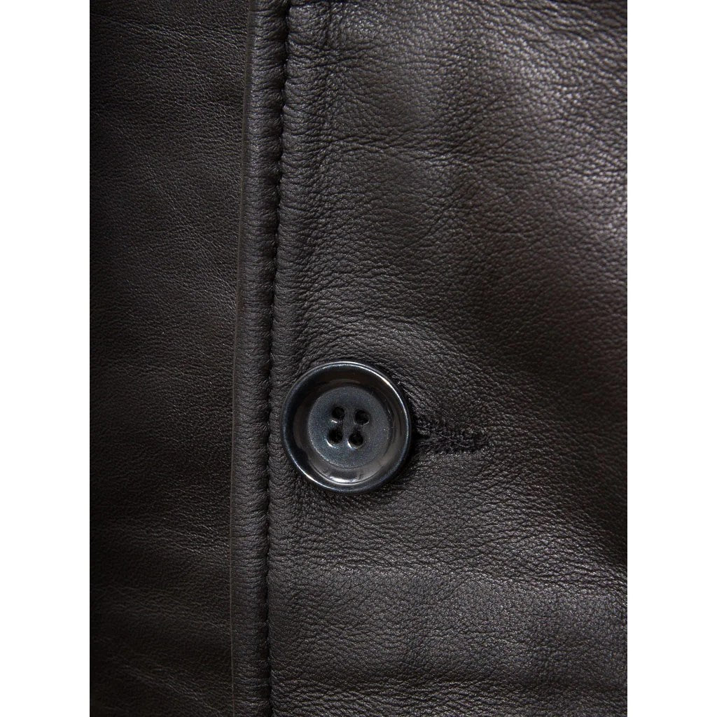 MEN CLASSIC BLACK LEATHER VEST DANBY-2