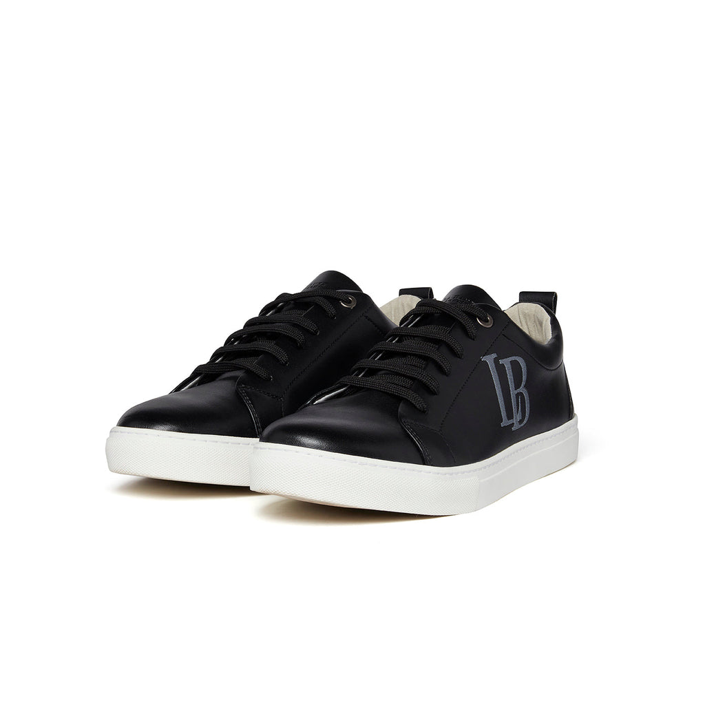LB Black Apple Leder Sneaker Herren