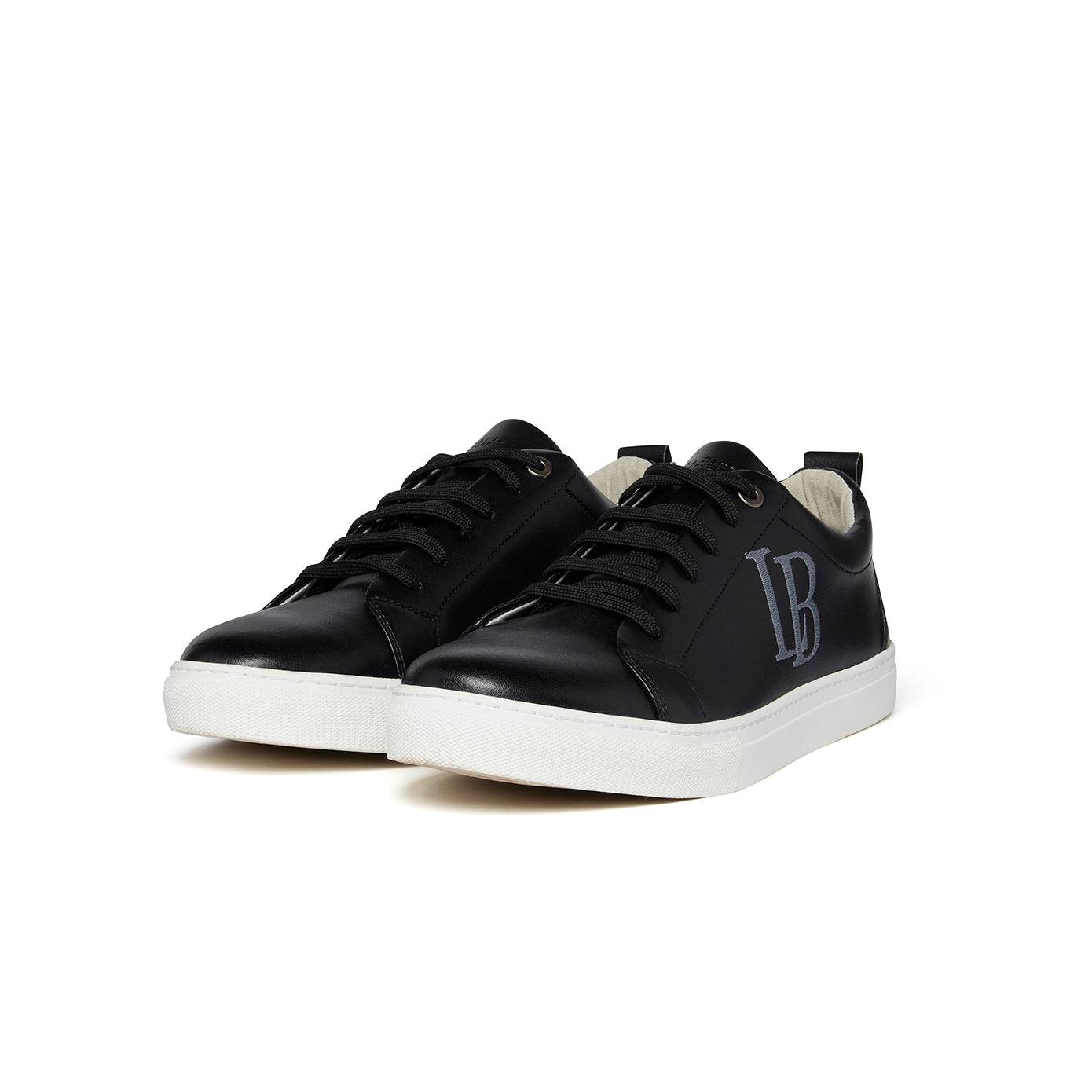 LB Black Apple Leder Sneaker Herren