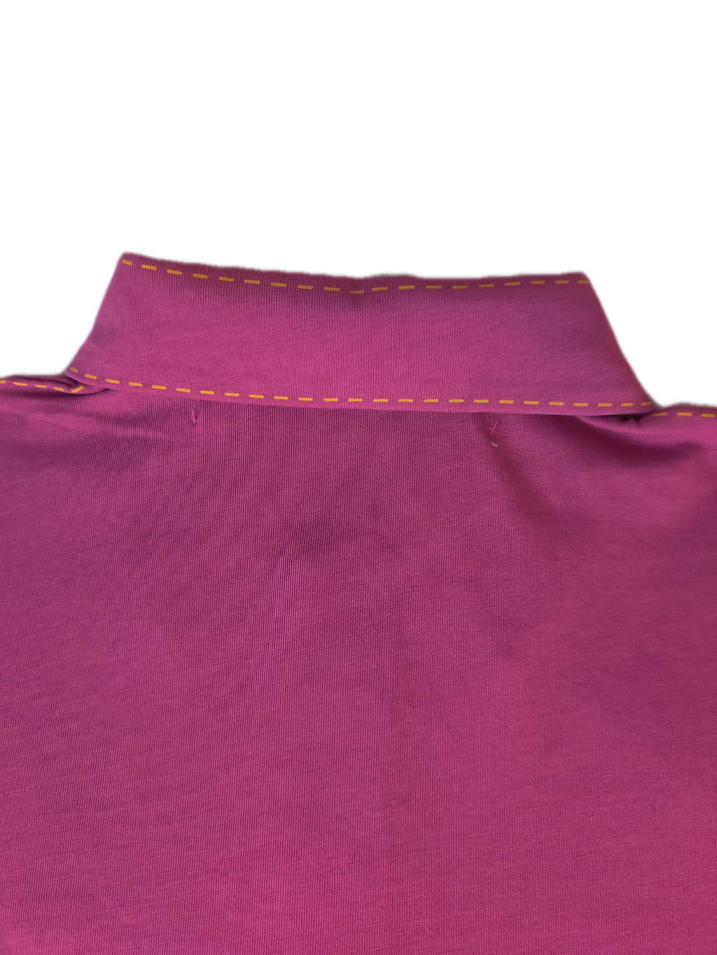 Stitches Polo Black and Pink-4