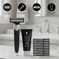 Men's Grooming Essentials Bundle: Shaving Kit & Beard & Body Trimmer