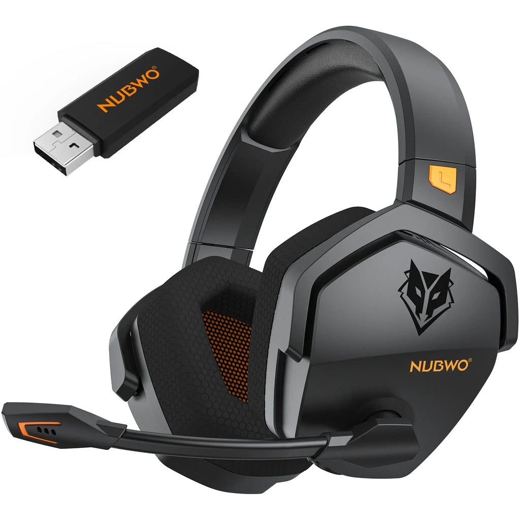 Kabelloses Gaming-Headset mit Dual-Mode, Orange