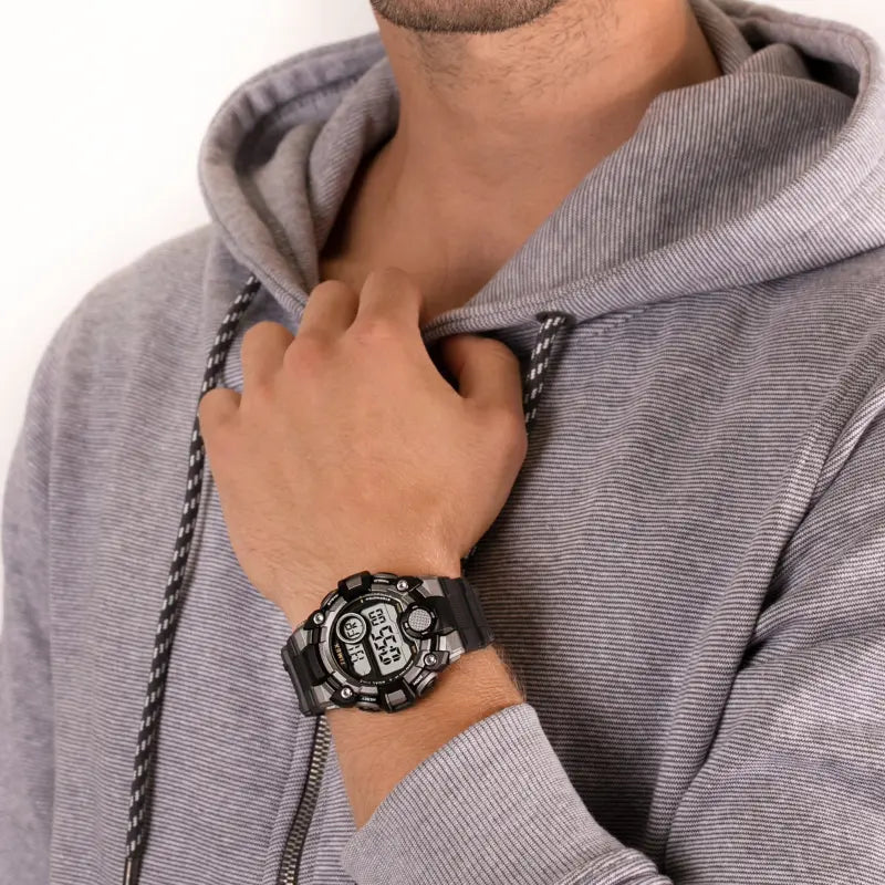Timex Men's Black Resin Watch, Digital Dial | Tw5m27700-3