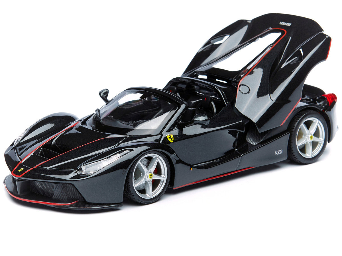 Ferrari LaFerrari F70 Aperta Schwarz 1:24 Modellauto von Bburago