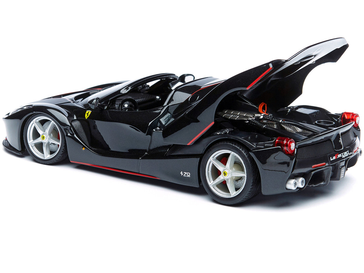 Ferrari LaFerrari F70 Aperta Schwarz 1:24 Modellauto von Bburago