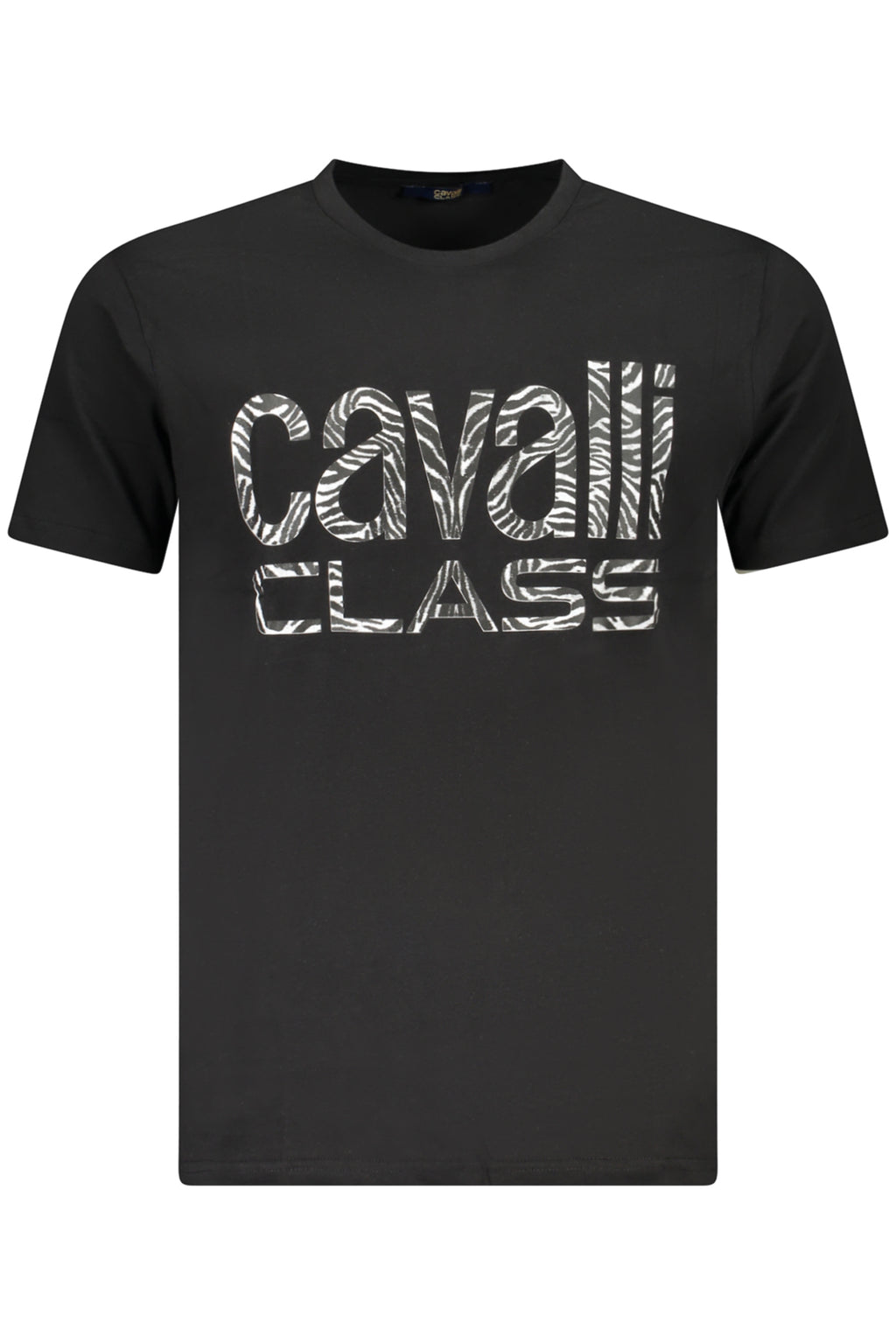 CAVALLI CLASS SHORT SLEEVE T-SHIRT MEN BLACK-0