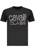 CAVALLI CLASS SHORT SLEEVE T-SHIRT MEN BLACK-0