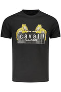 CAVALLI CLASS SHORT SLEEVE T-SHIRT MEN BLACK-0