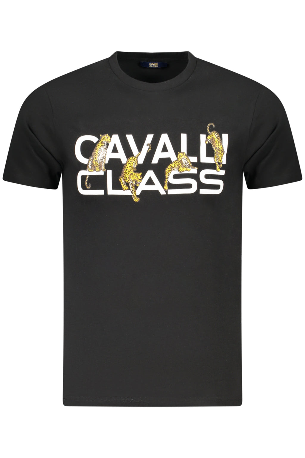 CAVALLI CLASS SHORT SLEEVE T-SHIRT MEN BLACK-0