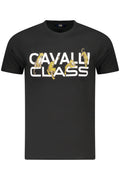 CAVALLI CLASS SHORT SLEEVE T-SHIRT MEN BLACK-0