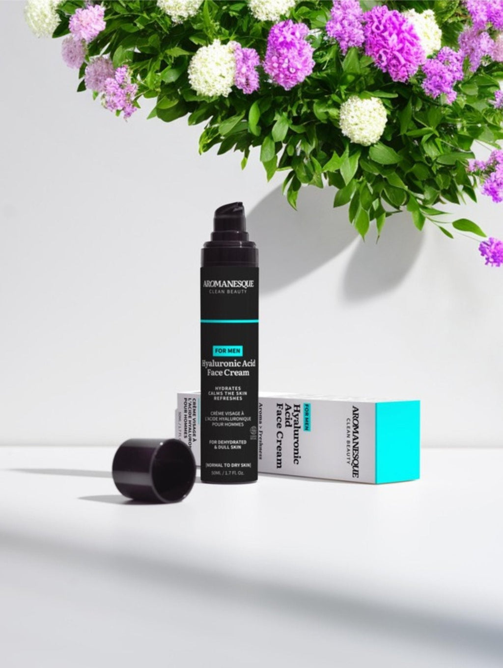 Aromanesque Hyaluronsäure-Gesichtscreme für Männer