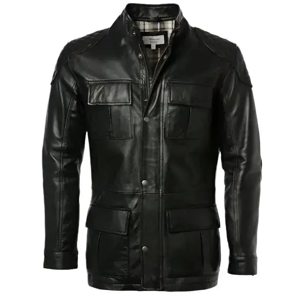 Men’s Exclusive Black Leather Coat