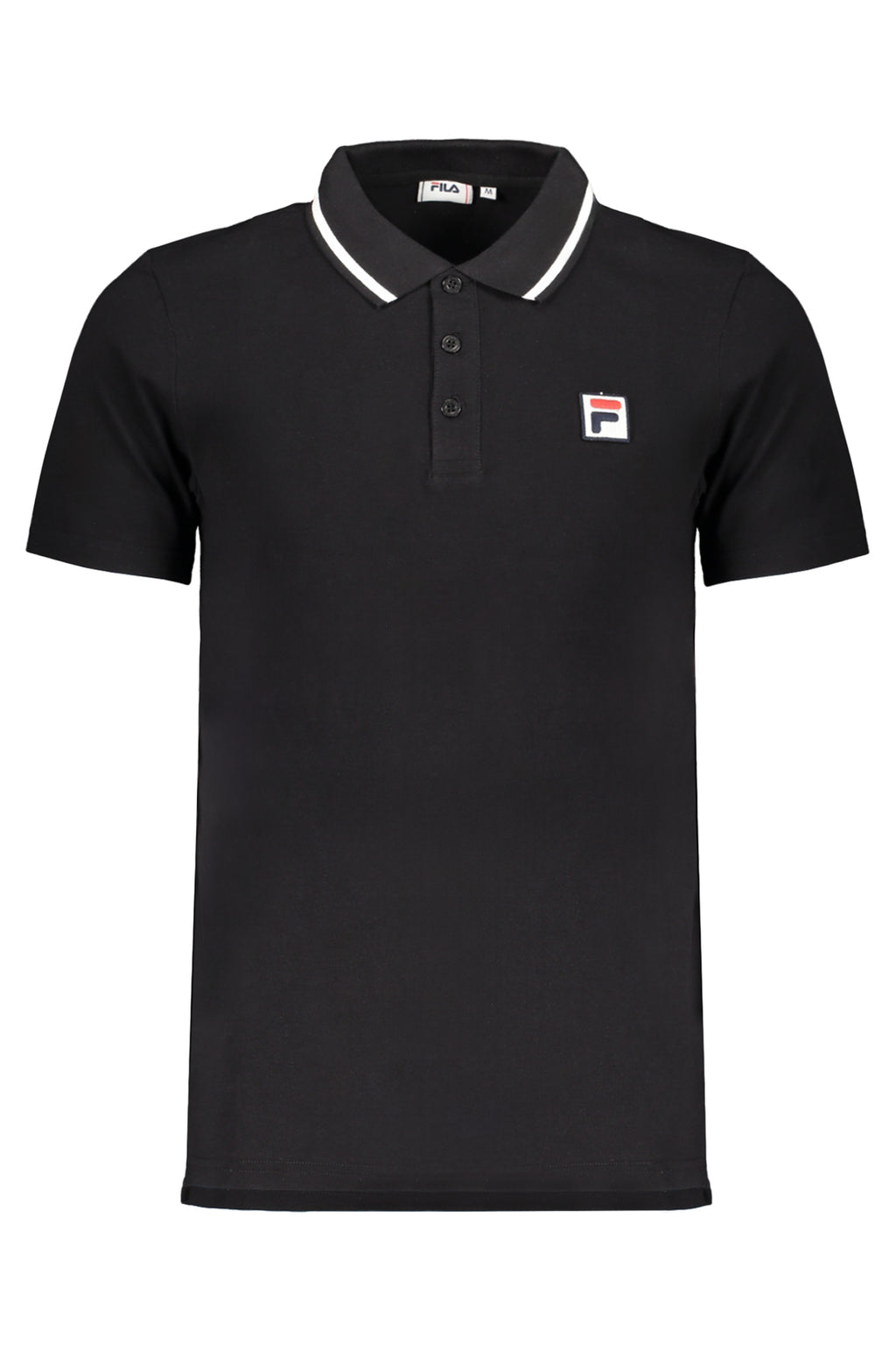 FILA MEN'S BLACK SHORT SLEEVED POLO SHIRT-0