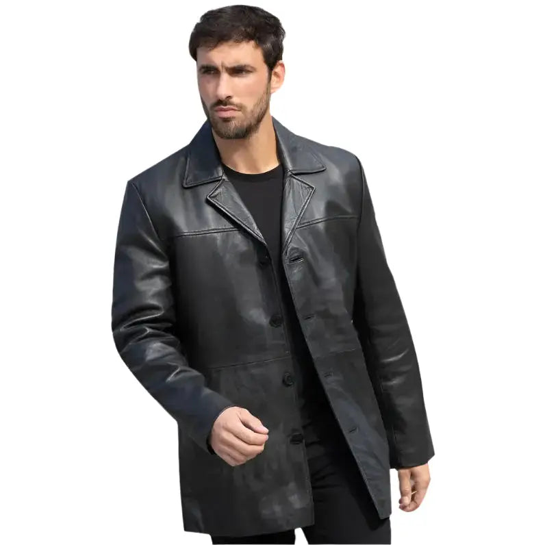 Herren-Lammlederjacke (Blazer)