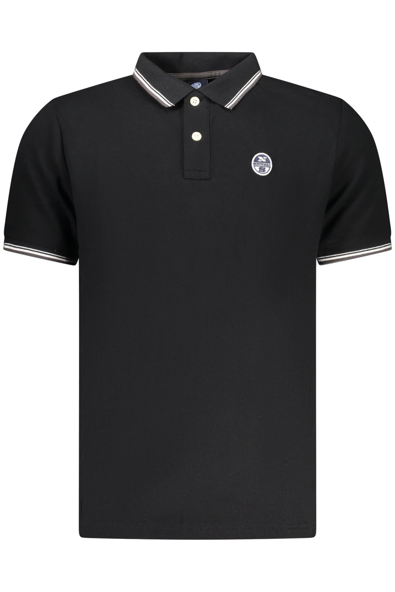 NORTH SAILS HERREN POLOSHIRT KURZARM, SCHWARZ