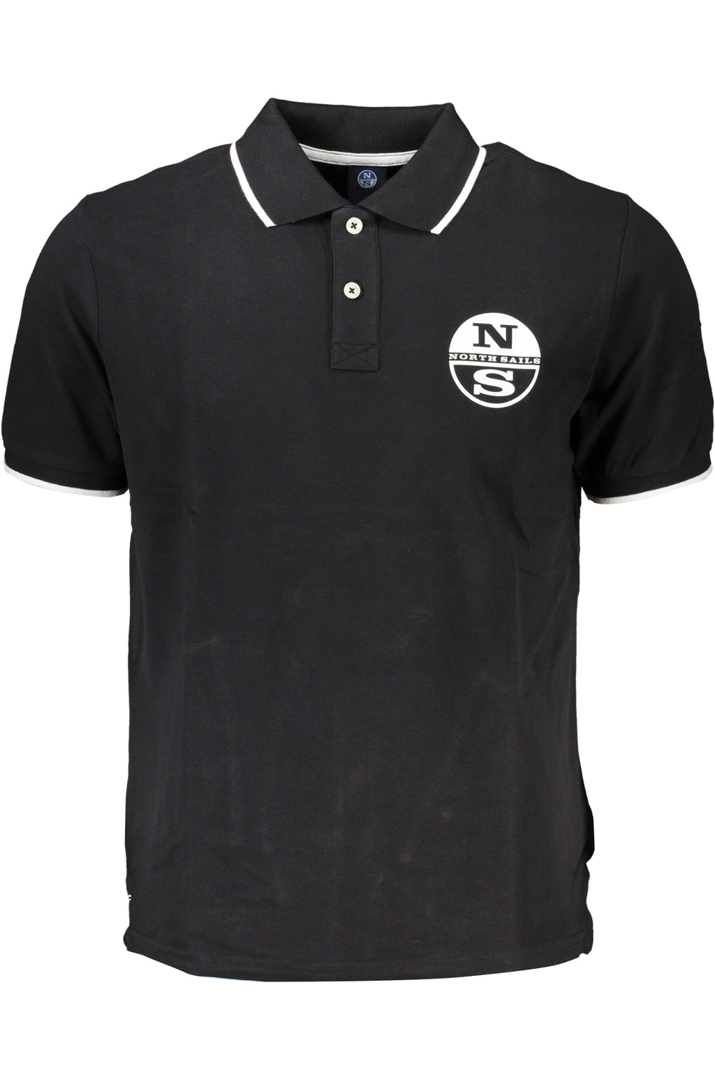 NORTH SAILS MEN'S BLACK SHORT SLEEVED POLO SHIRT-0