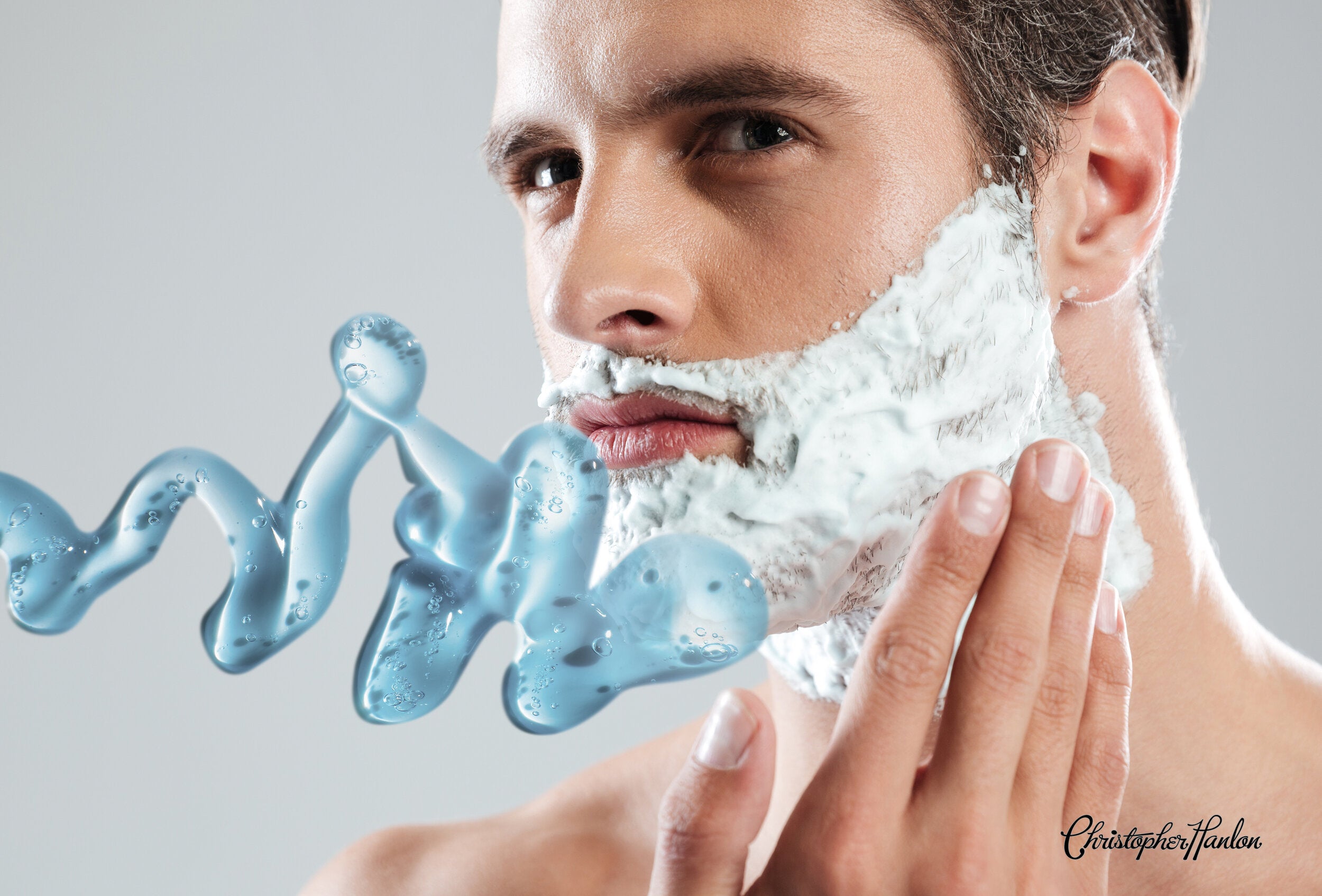 BLUE SHAVING POMADE | Light Foam | Rocks Gold + Mint-1